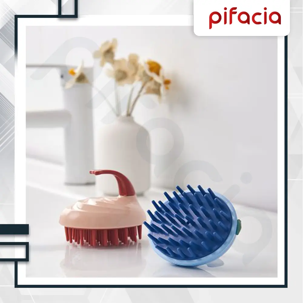 PIFACIA Sisir Keramas Spa Pijat Relaksasi Pembersih Kulit Kepala Anti Kutu Ketombe Perawatan Rambut Optimal