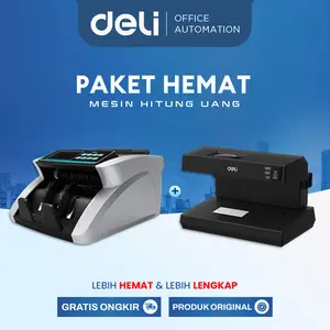 [Paket Hemat] Hitung & Deteksi Uang – Money Counter 130 Notes + UV Detector (CT990 + CT980)