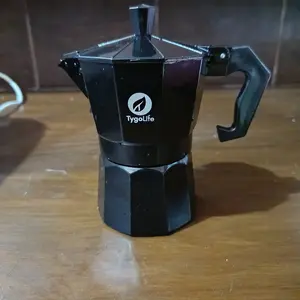 TYGO VOLCANO LITE MOKA POT 3 / 6 CUPS COFFEE ESPRESSO MAKER 150ML 300ML ALUMINIUM