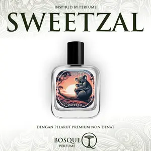 SWEETZAL BosquePerfume - Extrait de Parfum - Parfum Unisex Tahan lama Aroma lembut powdery bedak manis Best seller