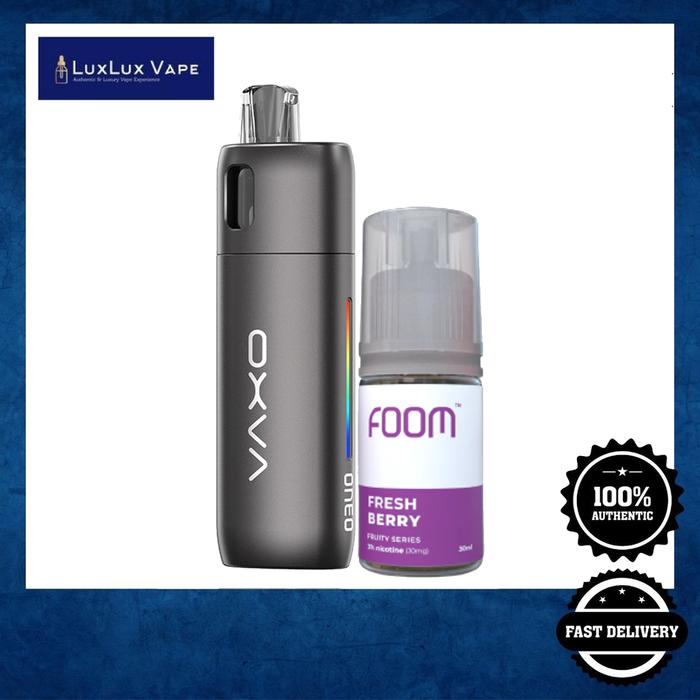 randm tornado 7000 mr blue Jual OXVA ONEO POD KIT + LIQUID FOOM SALT 30ML AUTHENTIC by OXVA x FOOM LAB  - Ruby Red - Kota Administrasi Jakarta Barat - Luxlux Vape