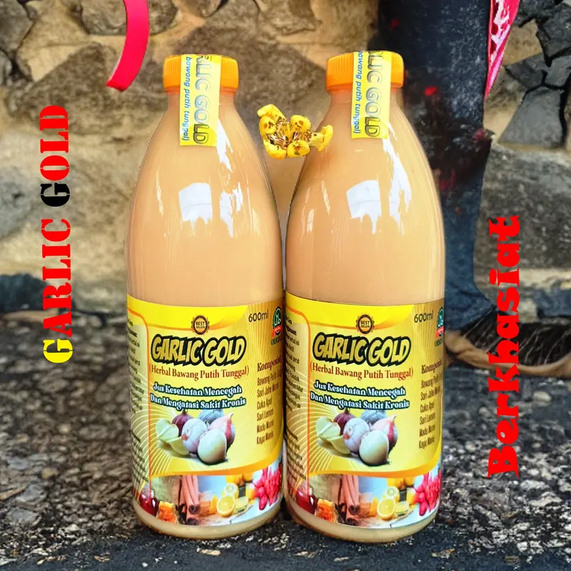 Garlic Gold Jus Bawang Putih Tunggal (Paket 2 botol) Juice Jus 1