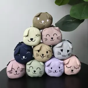 Mukena Travel Dewasa Bordir Boneka 2in1 Parasut Soft Crinkle Mini Pouch Lucu