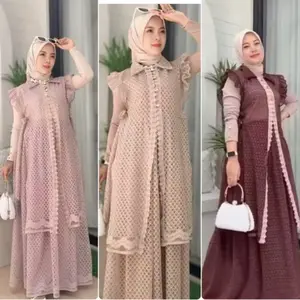 ￼New set 3in1 brukat tunik free iner jersey