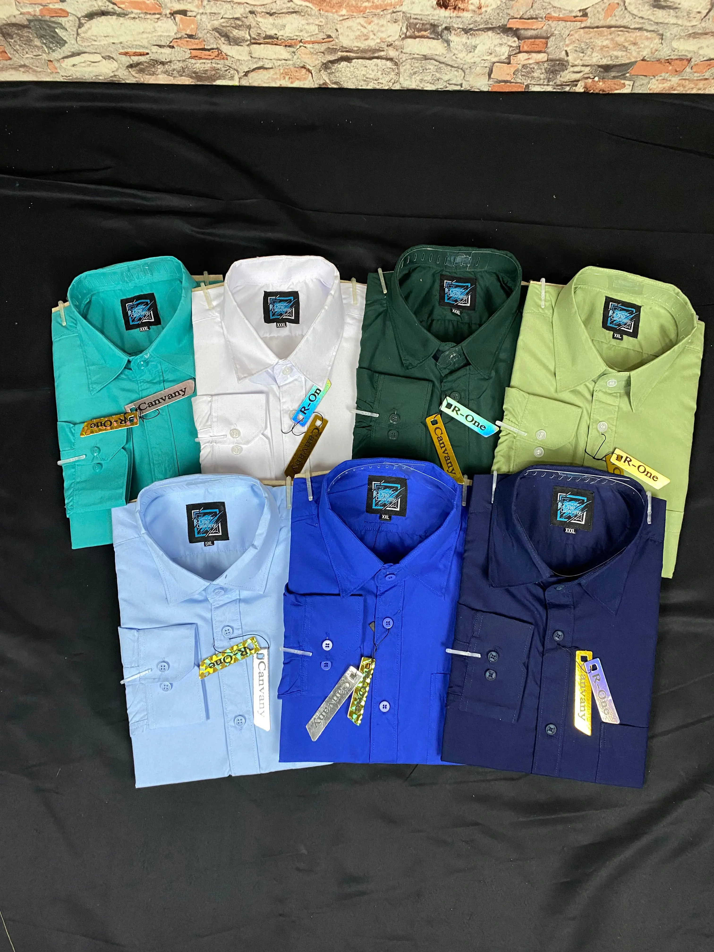 R=ONE CANVANY KEMEJA POLOS LENGAN PANJANG KEMEJA MODEL AIiSAN KEMEJA PACKING KEMEJA KATUN KEMEJA SANTRI KEMEJA KANTOR KEMEJA KERJA