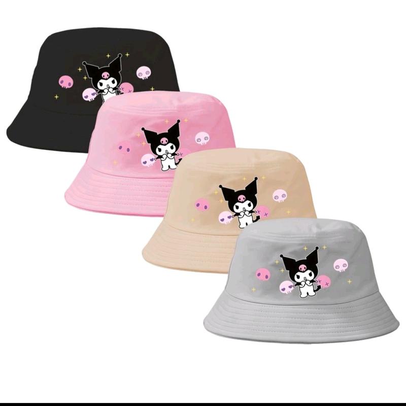 Topi Bucket Anak karakter lucu untuk Perempuan,bucket sablon karakter lucu Fashion 0