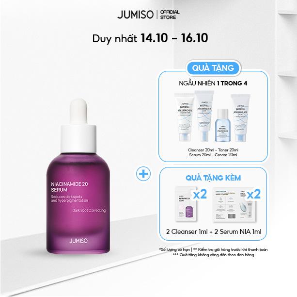 Tinh chất hỗ trợ dưỡng sáng, mờ thâm JUMISO Niacinamide 20% Serum 40ml