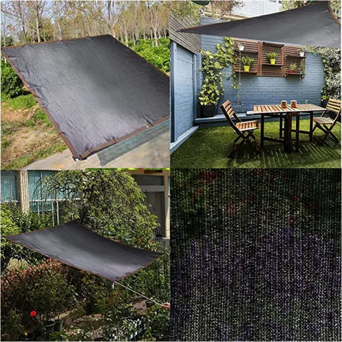 Paranet 99% Anti-UV Jaring Lebar 2/3/4/5/6 Meter Shading Net Nylon Anti Panas Tahan Lama Berventilasi Enkripsi 12 - Pin Jaring Paranet Dapat Dilindungi Dari Sinar Matahari Tali Tarik Dan Klem Pengikat Diberikan Secara Gratis 8