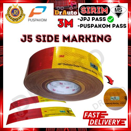 1 Roll 3M Side Marking Reflective Sticker With Sirim J5/Type - TikTok ...