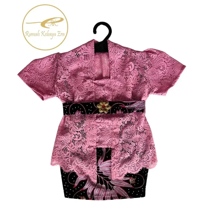 setelan kebaya anak perempuan rok span pendek Fashion 8