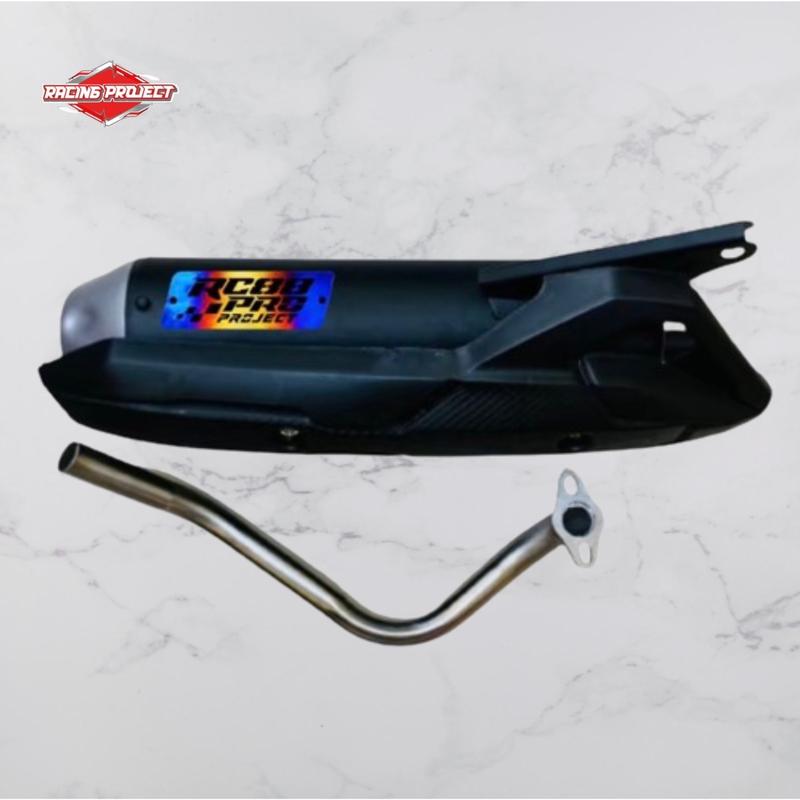 KNALPOT ORIGINAL PRODUK RC88PRO STANDAR RACING BUAT ALL MATIC BEAT / VARIO / MIO / PCX / SCOOPY & DLL 1