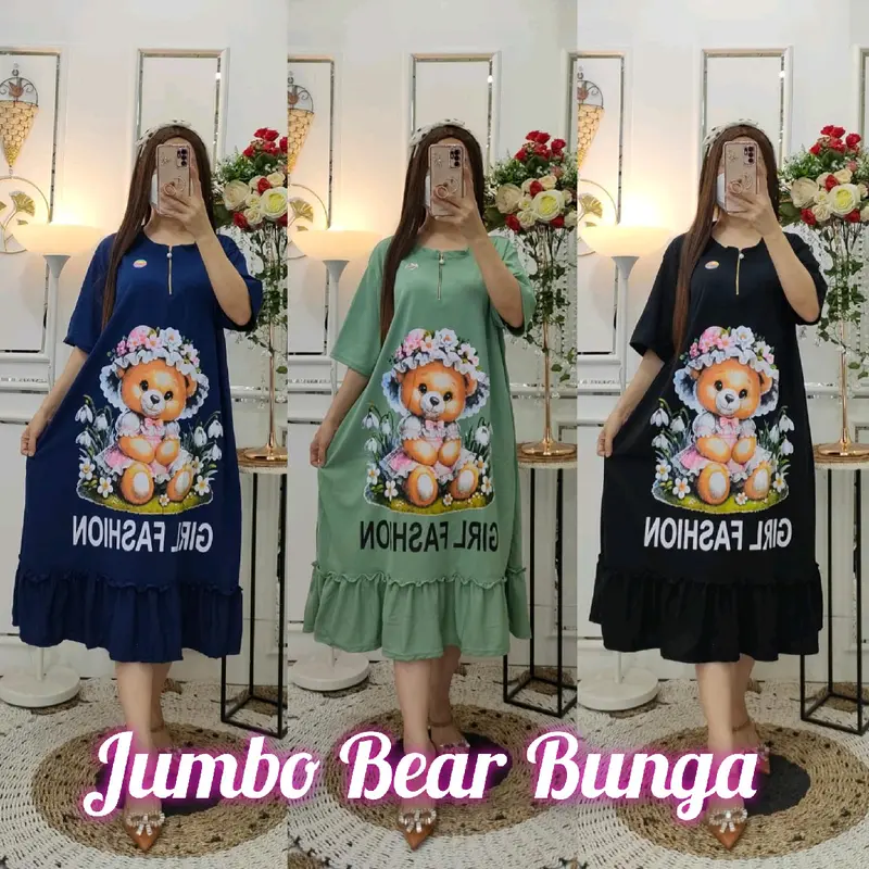 Dress Voxy Jumbo Sablon Busui 8