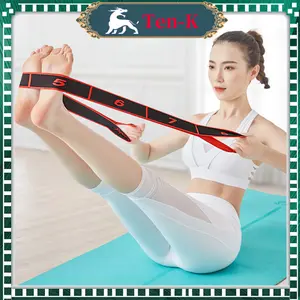 Tali Yoga Stretching Tali Buat Olahraga / Latin Elastic Band / Pita Elastis Kain Elastis