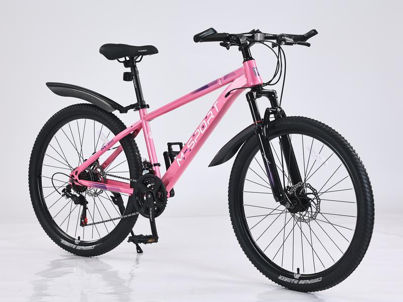   M-SPORT M210 26inch  Xe đạp thể thao địa hình M-Sport M210 26inch - Sườn thép 24 tốc độ phuộc thép không gỉ phanh đĩa kép  Đạp Xe Đạp Carbon xe  đạp Gắn Xe Đạp Cao Su 
