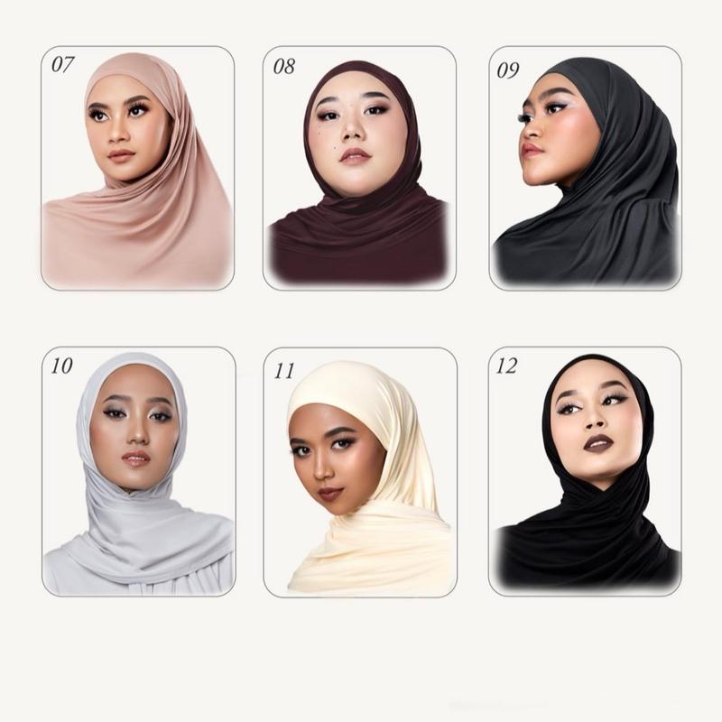 Skiv Tie Instant Lafiye Original Ready Stock Pasmina Instan Tencel Adem Pashmina Muslim Jilbab Kerudung Wanita 1