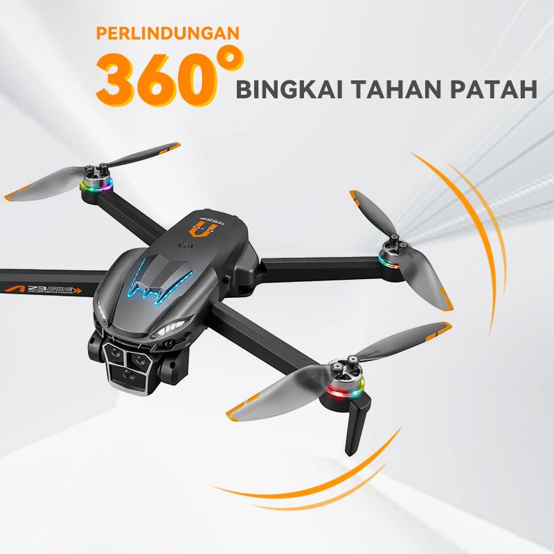 A23 Drone kamera jarak jauh fotografi udara profesional murah dual camera drone premium ulang tahun 7
