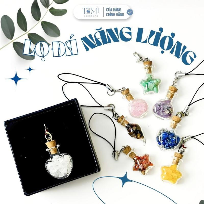 Lọ Đá Thạch Anh Phong Thuỷ Đá Thu Hút Năng Lượng May Mắn Làm Móc Treo Điện Thoại Hỗ Trợ Tình Duyên Công Việc Thuận Lợi