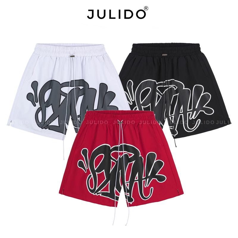 Combo 2 Quần short dù hai lớp chất liệu gió cao cấp form trên gối JULIDO dây dài Menswearmo