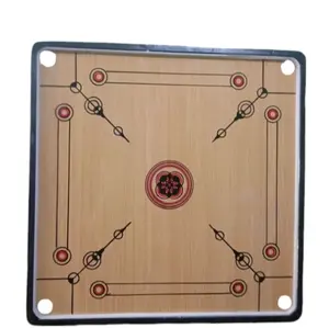 Meja Karambol 75Cm X 75Cm Bonus Biji Dan Kristal Board