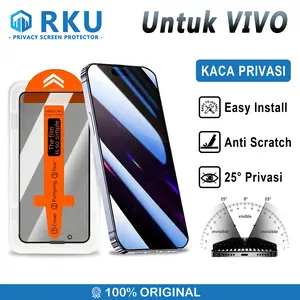 Untuk VIVO, perlindungan privasi kabin bebas debu kaca tempered anti-intip one-click film applicator, Untuk VIVO 20se 21 21e 23e 25e 02s 03 11 16 17 18 19s 20 21 27s 28 30 31s 35 36 55 72 73 90 91 95 97 100 200i Privacy Casing