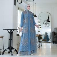 Gambar GAMIS OZIAS TILE NAMIRA 07045 LD 105 120 140 I Gamis Kondangan Mewah I Gamis Fashion Muslimah Nyaman - Lilac terang LD 140  dari Ozias.id Kota Administrasi Jakarta Barat 3 Tokopedia