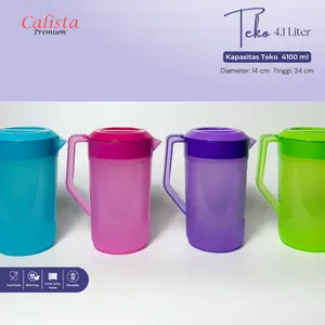 Calista Teko Jumbo Full Color 4 Liter Teko Air/ Pitcher/ Teko Jus 4100 ml -  Teko Jumbo 4.1 Liter