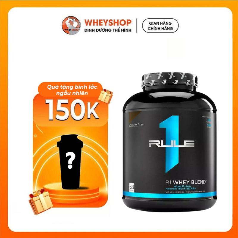 Sữa bột hỗ trợ phát triển Cơ bắp Rule 1 Whey Blend 5Lbs (2.27kg) - WHEYSHOP HCM