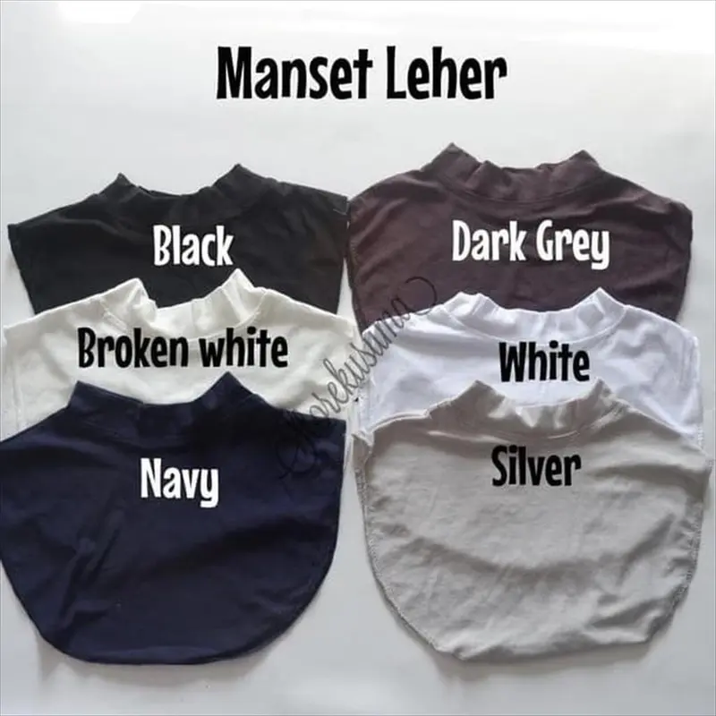 BU 865 - Manset inner Leher dan  dada model toga untuk dalaman hijab 0