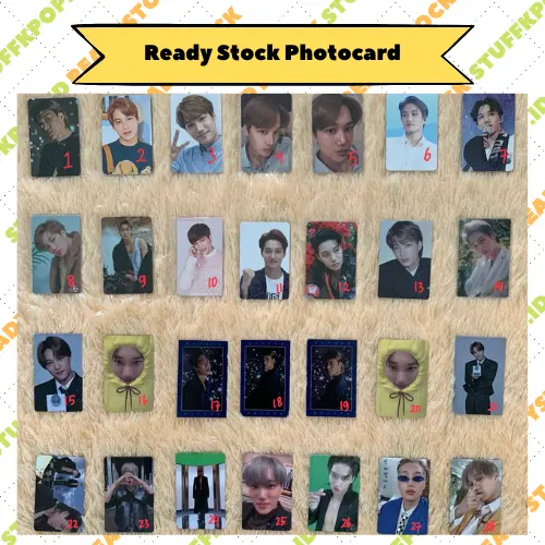 BUY 1 GET 1 [READY 7-9] PHOTOCARD EXO (PHOTOCARD SUHO,PHOTOCARD LAY,PHOTOCARD XIUMIN,PHOTOCARD BAEKHYUN,PHOTOCARD CHEN, PHOTOCARD CHANYEOL,PHOTOCARD DO,PHOTOCARD KAI, PHOTOCARD SEHUN))