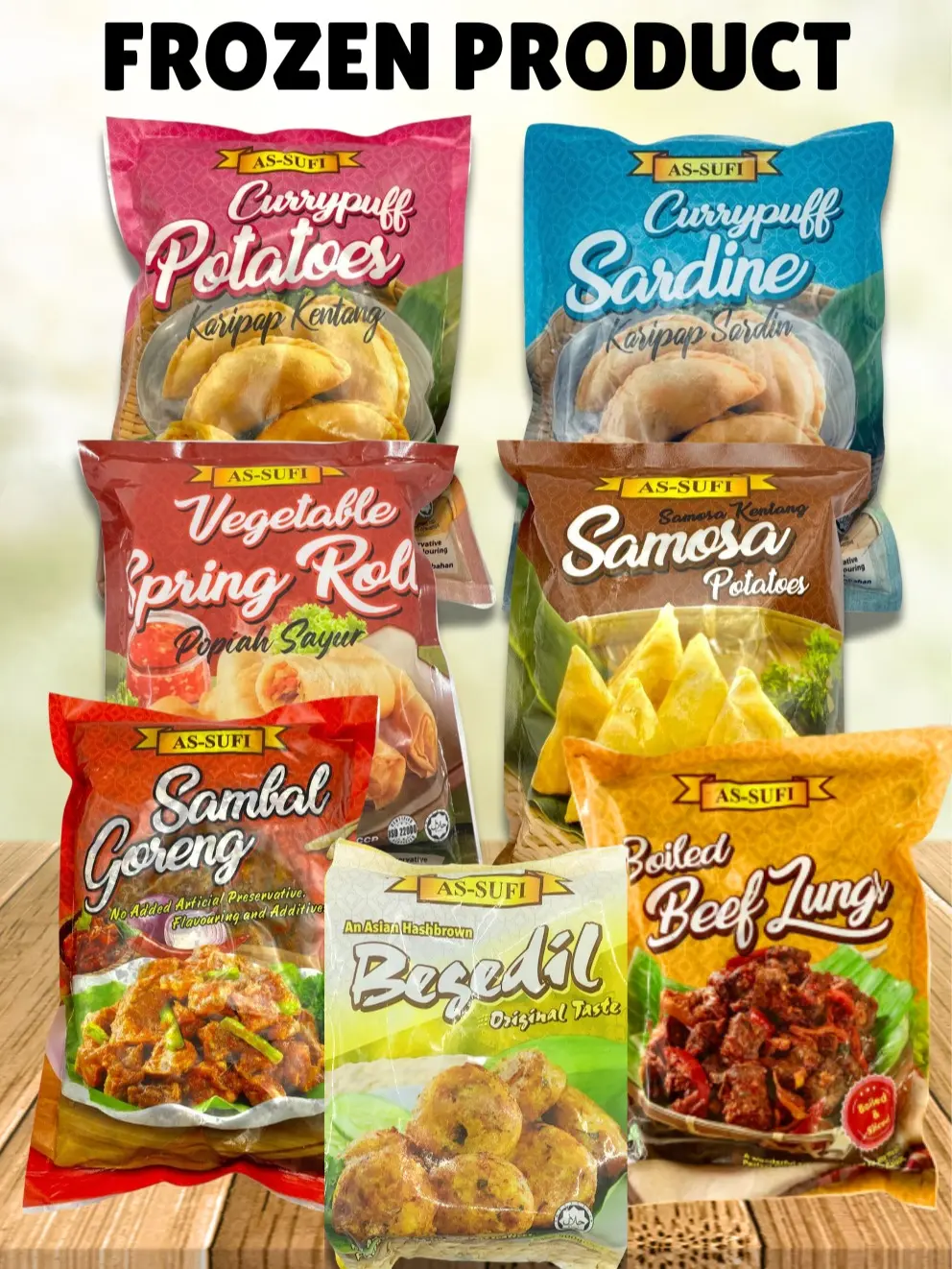 AS-SUFI SNACKS FROZEN PRODUCT