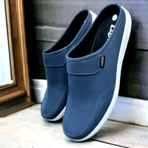 Bustong Pria Selop Selop Pria Slop Kulit Pria Kasual Sol Semi Karet Shoes Sandal Sendal