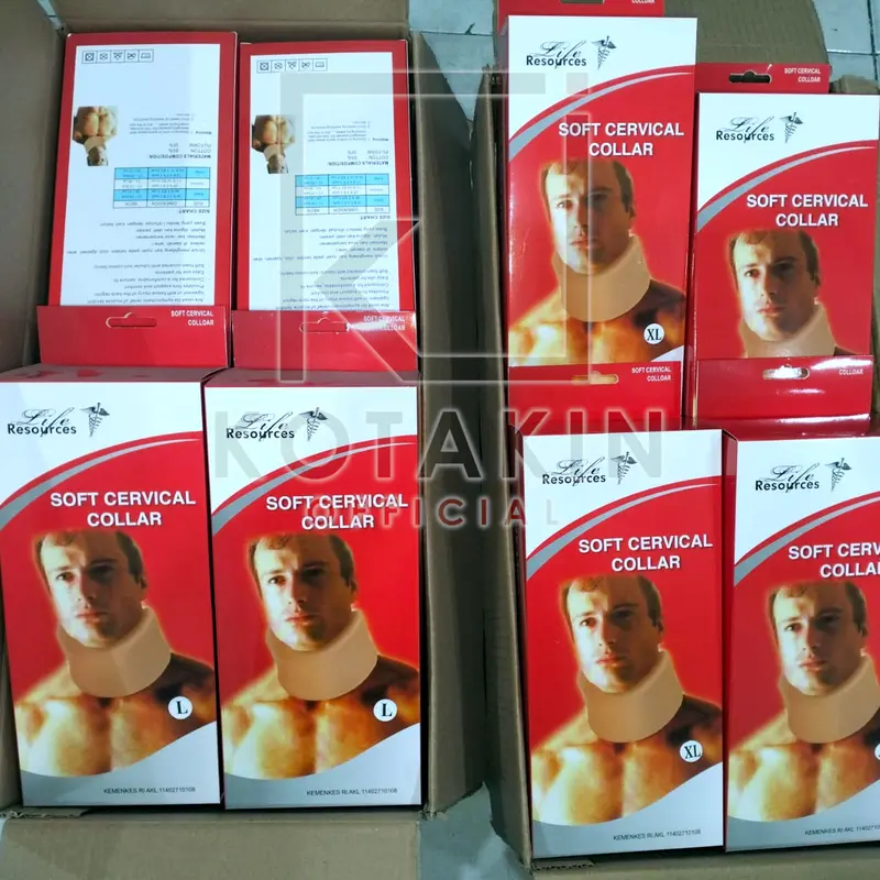 Soft Cervical Collar LIFE RESOURCES / Neck Collar/Busa Penyangga Leher 3