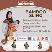 Gambar Gendongan Bayi Instan Bamboo Ring Sling Motif CuddleMe SNI, Praktis, Aman dan Nyaman - Rainbow Bee Liteblue dari Cuddleme Official Shop Kota Malang 1 Tokopedia