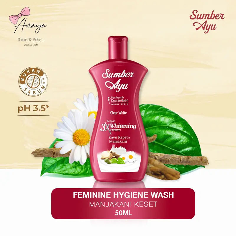 Sumber Ayu Feminine Hygiene Wash 50ml 90ml 200ml indonesia non-medis