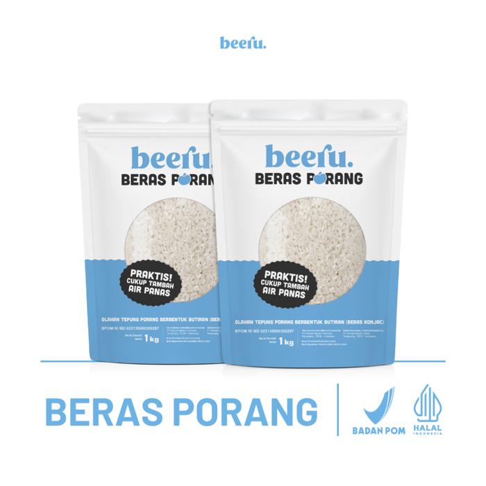 Gambar Beeru Beras Porang isi 2 Pouch 1 Kg - Shirataki Konjac Rice dari Beeru Official Store Kota Tangerang Selatan Tokopedia