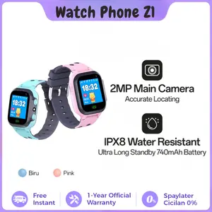 Smart Fun Children's Watch Z1 Smart Bracelet 2MP Camera HD Call IPX8 Waterproof 740mAh Battery Pink