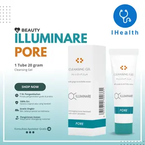 Illuminare Pore Clear Gel 20gram - Perawatan Wajah - Pembersih Komedo