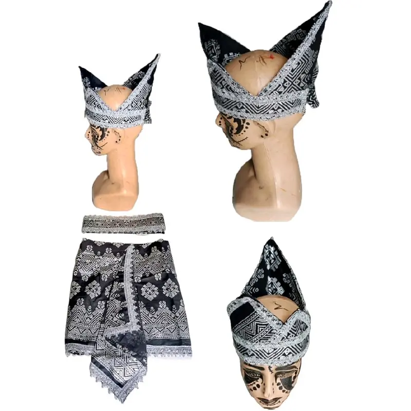 Dodot silat - sembong silat - songket silat - batik silat motif kotak silver medium 0