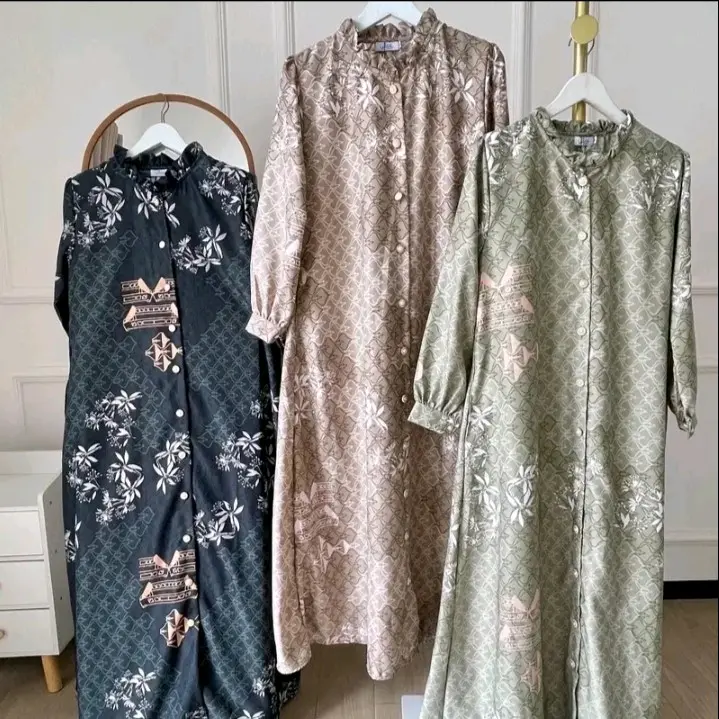KHADIJAH DRESS , DRESS MOTIF BUSUI FRIENDLY 4