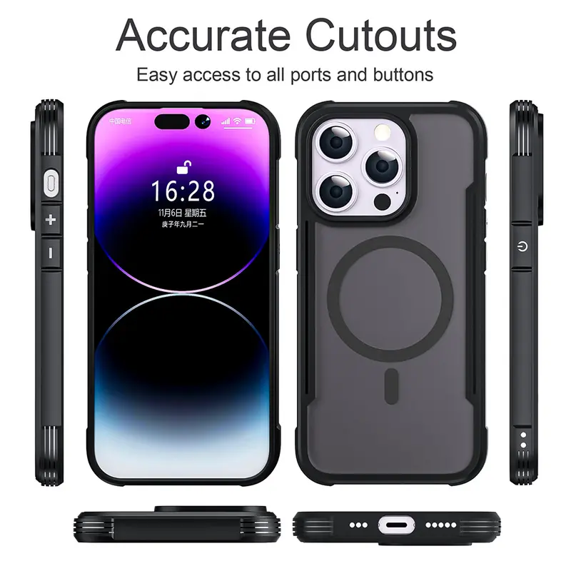 Nam châm di động Ốp Điện Thoại , vỏ bảo vệ điện thoại di động, chống sốc cho iPhone 15, iPhone 15 Pro, iPhone 15 Plus, iPhone 15 Pro Max 7