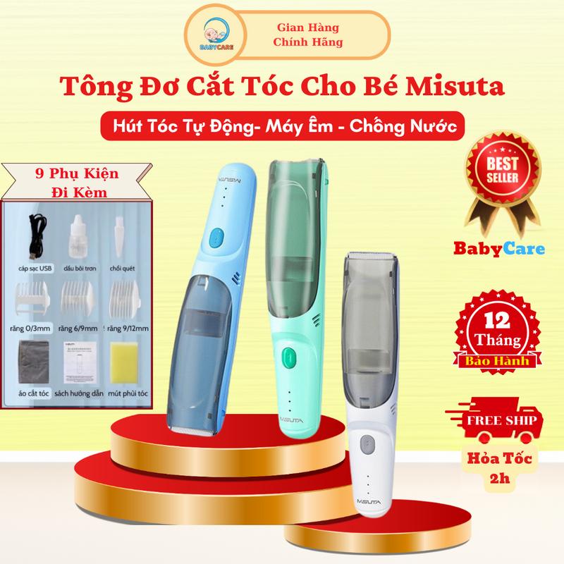 Tông Đơ Cắt Tóc Cho Bé Misuta Tông Đơ Vừa Cắt Vừa Hút Tóc Tự Động