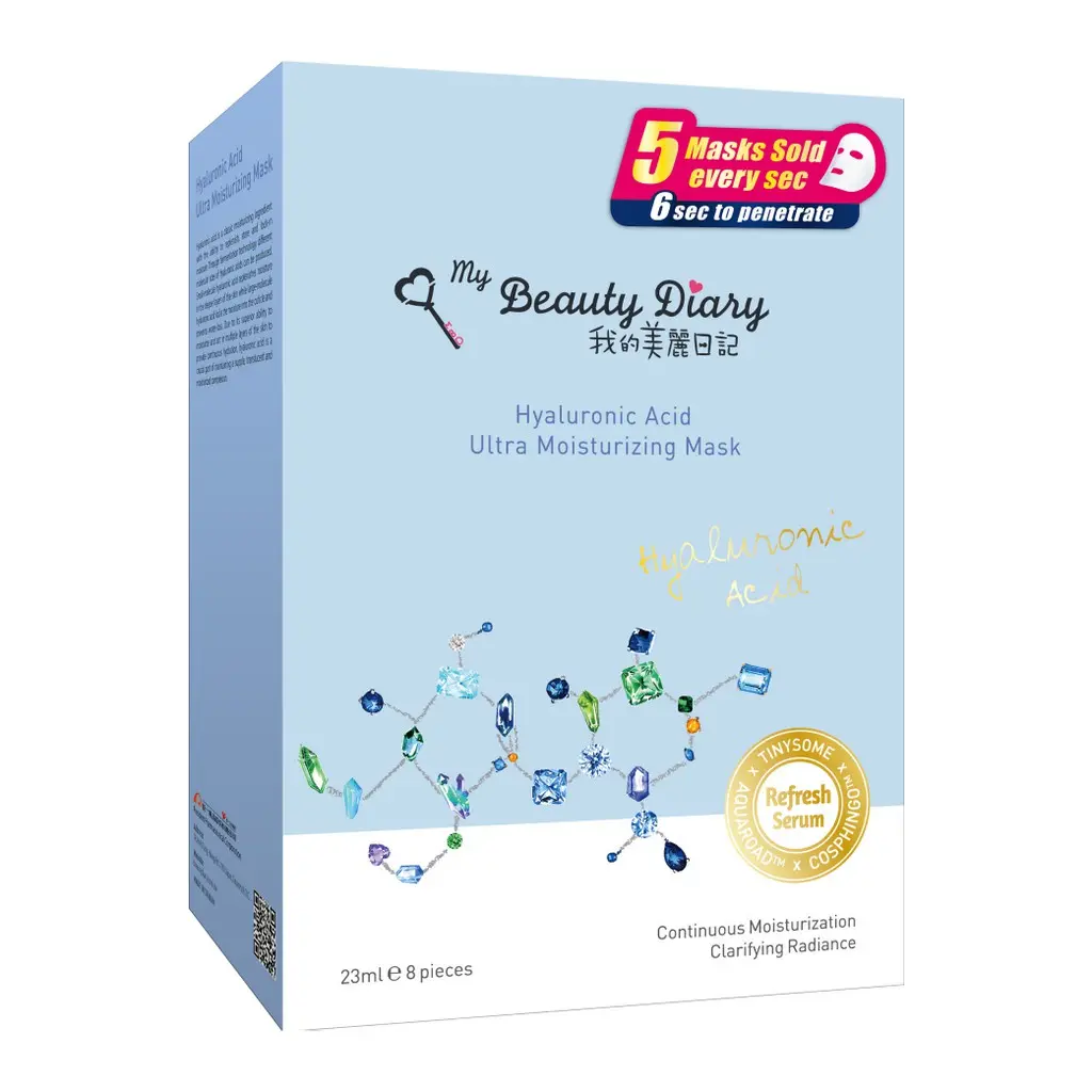 My Beauty Diary Hyaluronic Acid Moisturizing Mask 8s