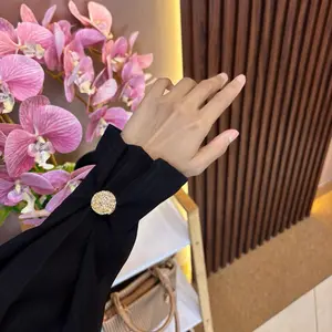 Abaya shana Stripe/embos basic jetblack