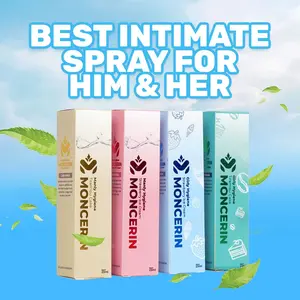 Moncerin Hygiene Spray Deodorant Intim Pria & Wanita | Atasi Bau Tak Sedap Girly Tiramisu & Manly Tiramisu BPOM NA18251600041 & NA18251600045