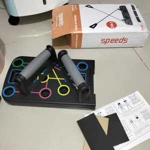 SPEEDS Push Up Board 11 Lubang Papan Push Up Portabel Alat Outdoor Otot 069-6
