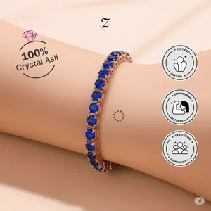 (SPECIAL LIVE) - Sapphire Serengeti Adjustable Copper Bracelet