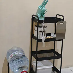 Simpan Indah Set 6pcs Pisau Kue Silikon Anti Lengket Spatula Berlubang Handle Kayu Food Grade Alat Dapur Estetik & Praktis Peralatan