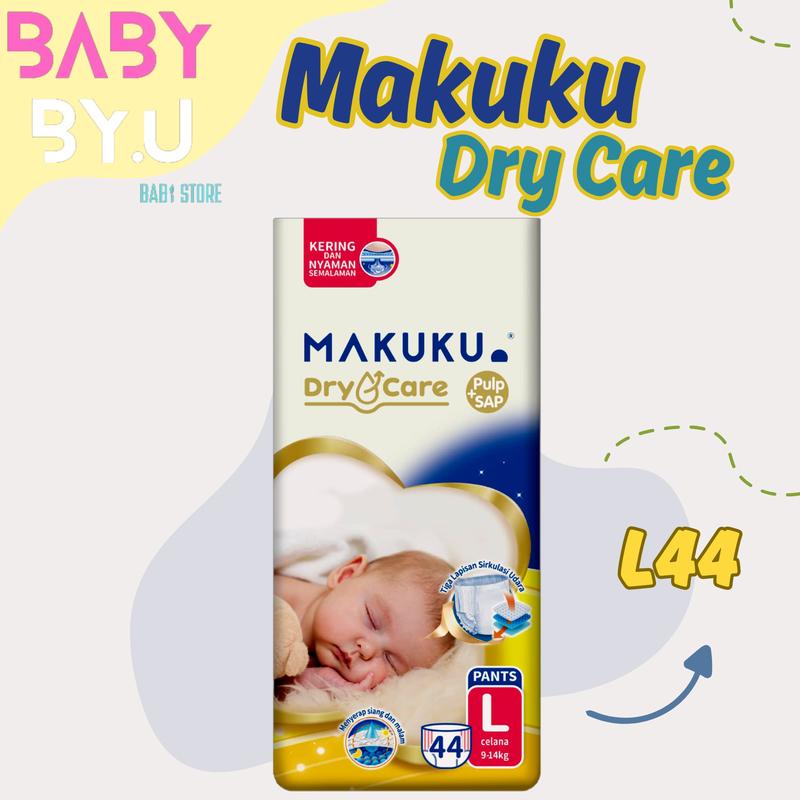 MAKUKU DRY CARE JUMBO DIAPERS PANTS NBSS Popok 2