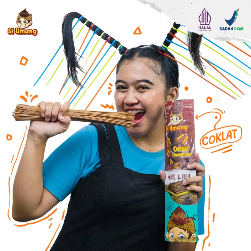 Si Umang Cemilan Sapu Lidi 130G Paket Bundling Hemat 10 Pcs (TIDAK BISA REQUEST RASA) Food Jajanan Snack Keripik Asin Manis Pedas Gratis Ongkir Rp0 6