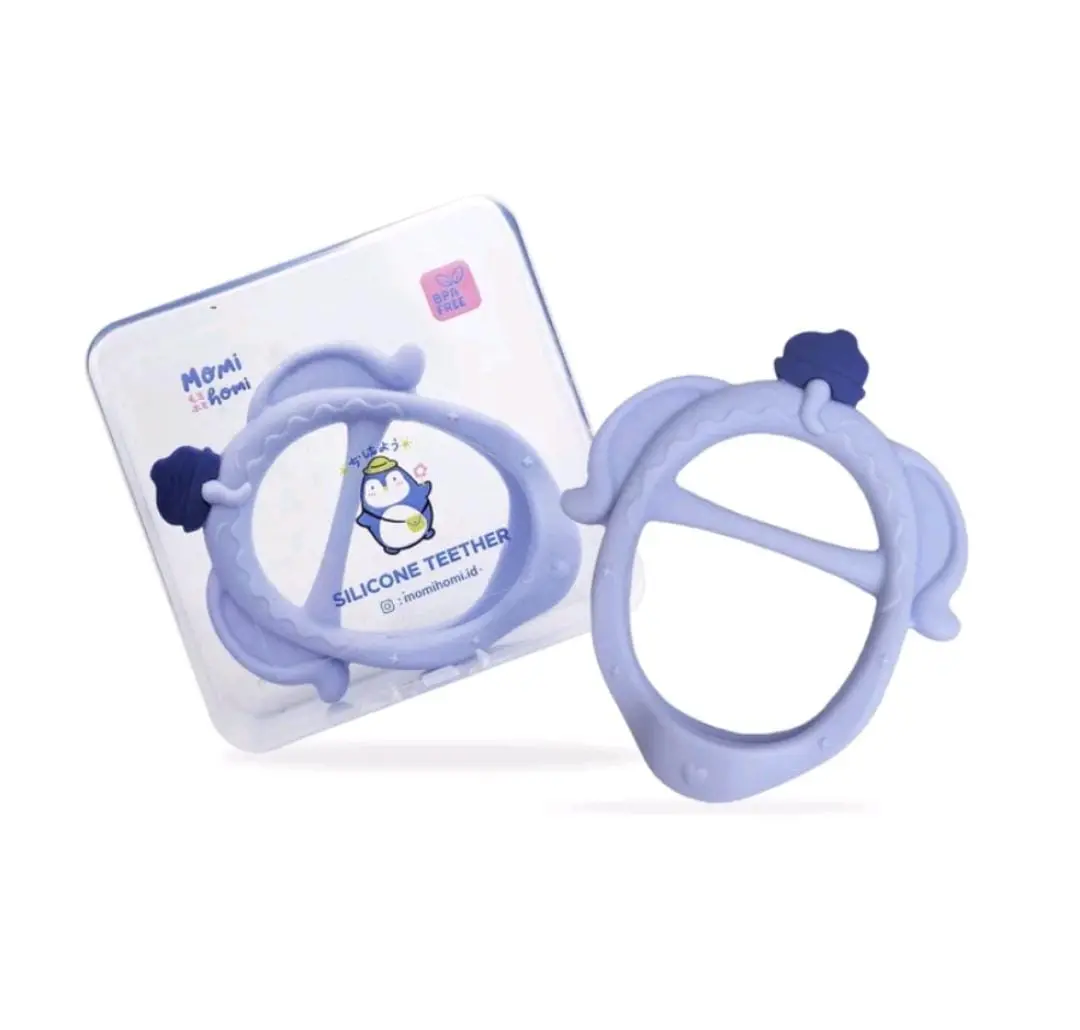 MOMIHOMI SILICONE THEETER GRAB / GIGITAN BAYI ANAK BPA FREE
